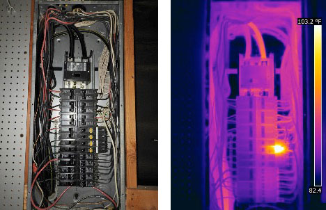 Infrared Inspections of Arc Fault Circuit Interrupters